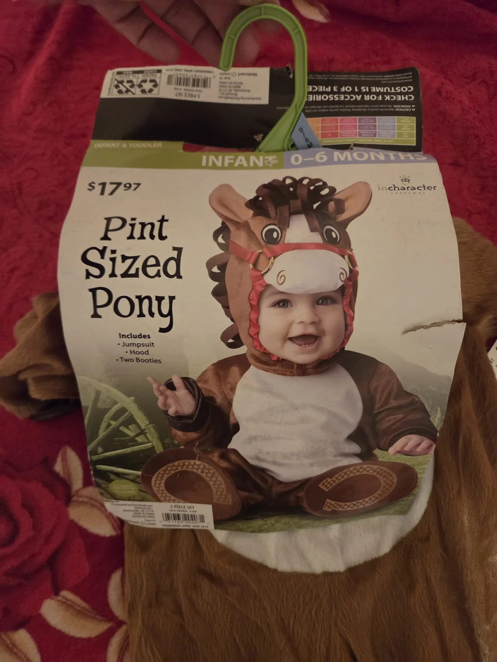 Infant Pint Sized Pony Costume - Brown